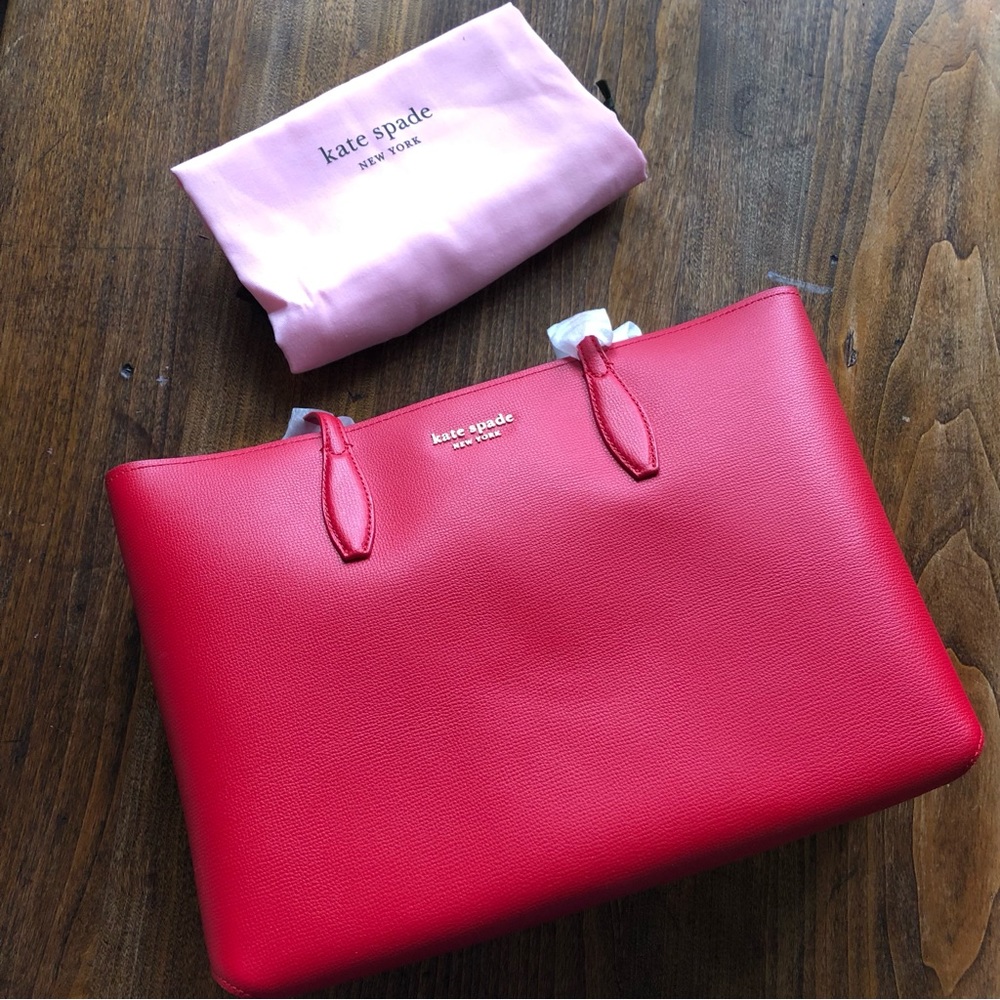 Kate Spade New York All Day Lingonberry Large Tote Bag